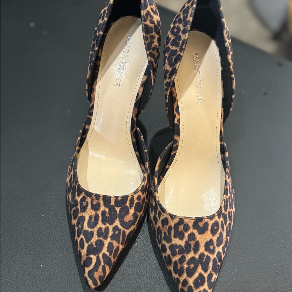 Marc Fisher Leopard Print Heels